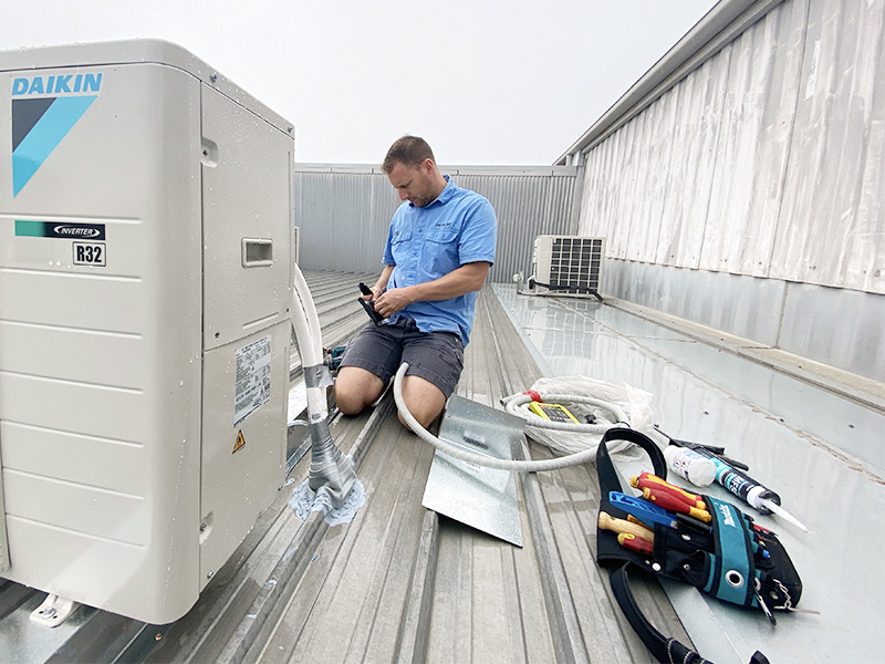 Brisbane air conditioning needs met by Getelec